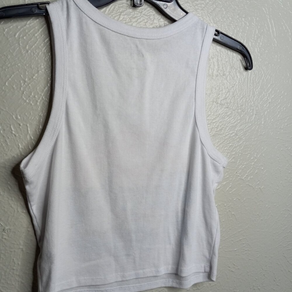 Coca-Cola Retro Rainbow Graphic Cropped Tank Top Sleeveless Medium - Picture 4 of 6